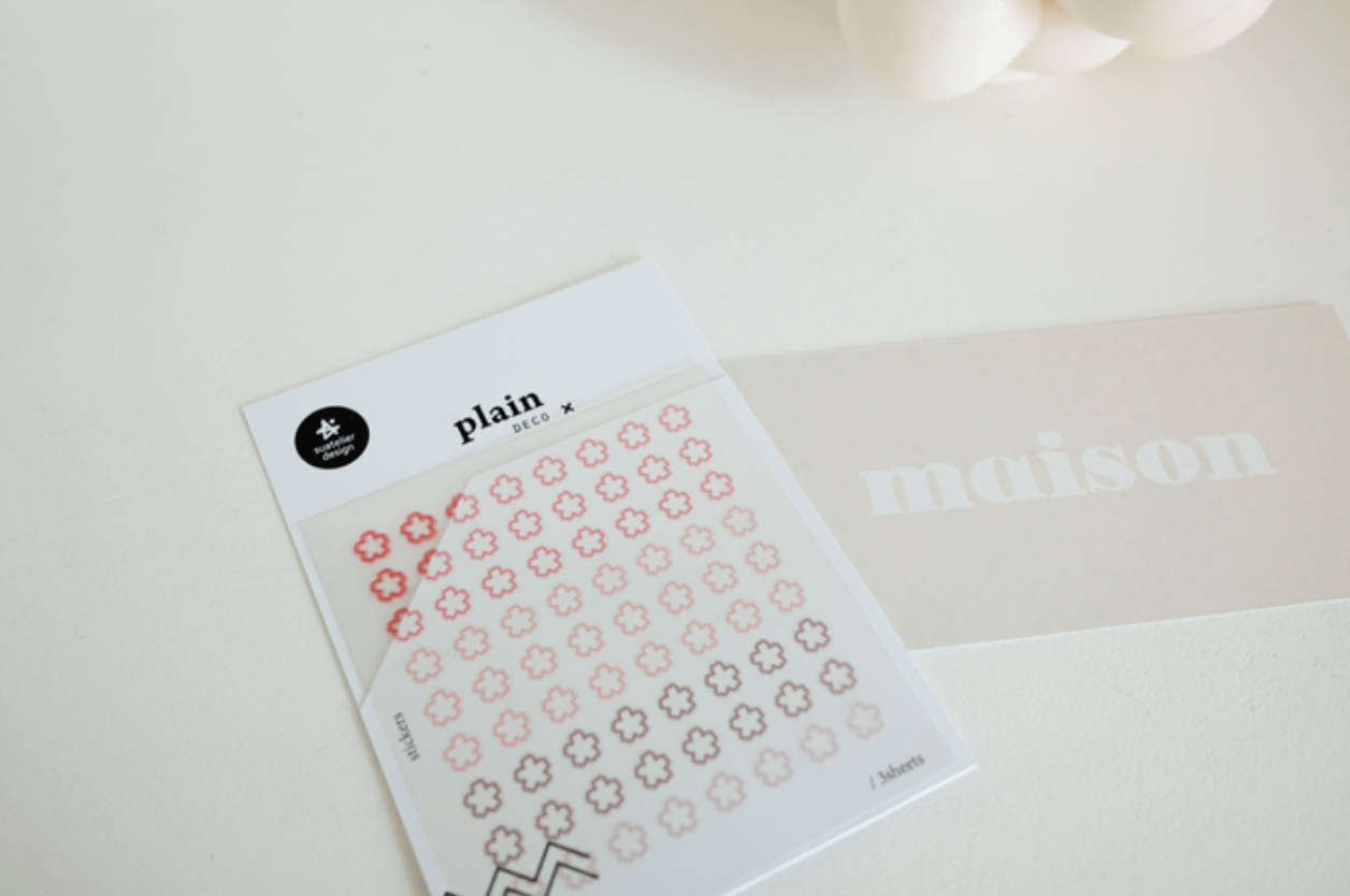 Suatelier Plain Deco x 61 - Smidapaper Ikigai Shop