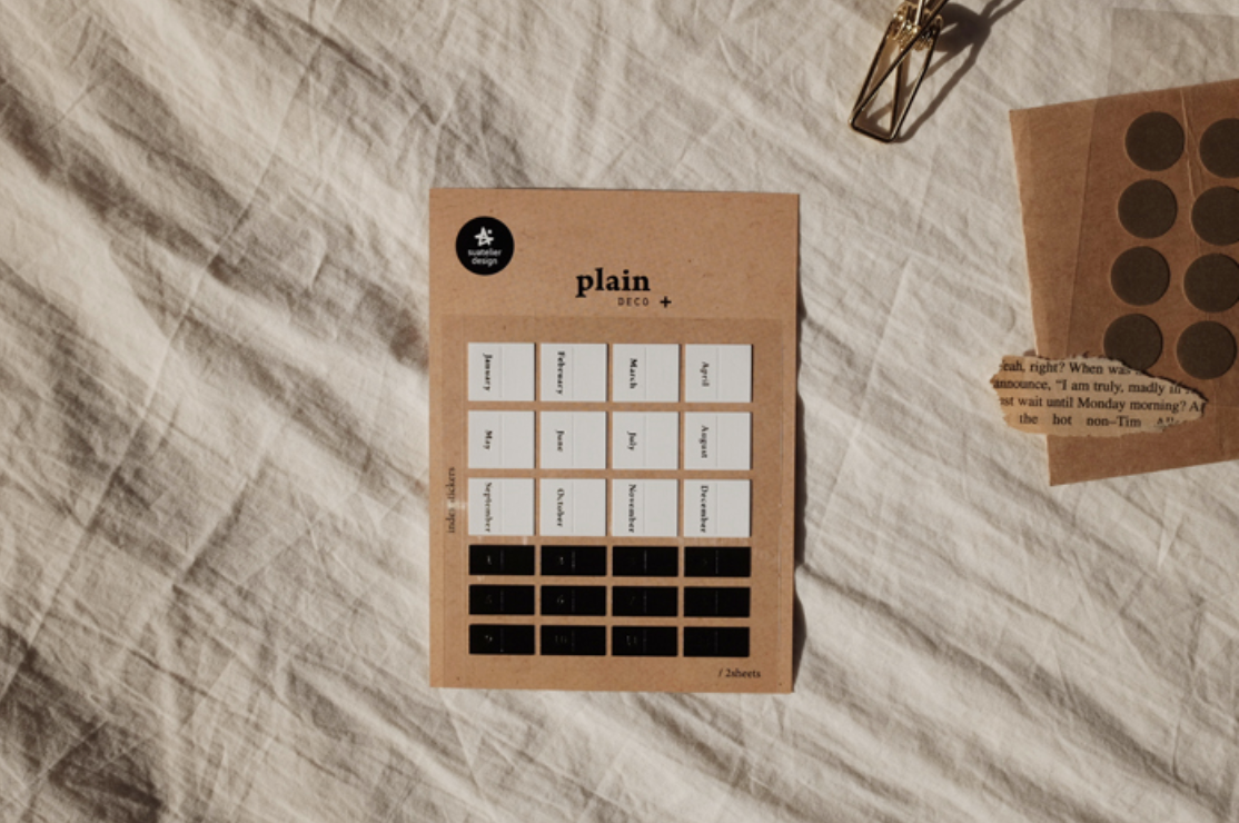 Suatelier Plain Deco x 44 - Smidapaper Ikigai Shop