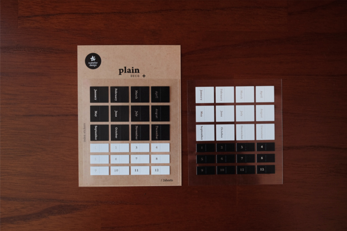 Suatelier Plain Deco x 44 - Smidapaper Ikigai Shop