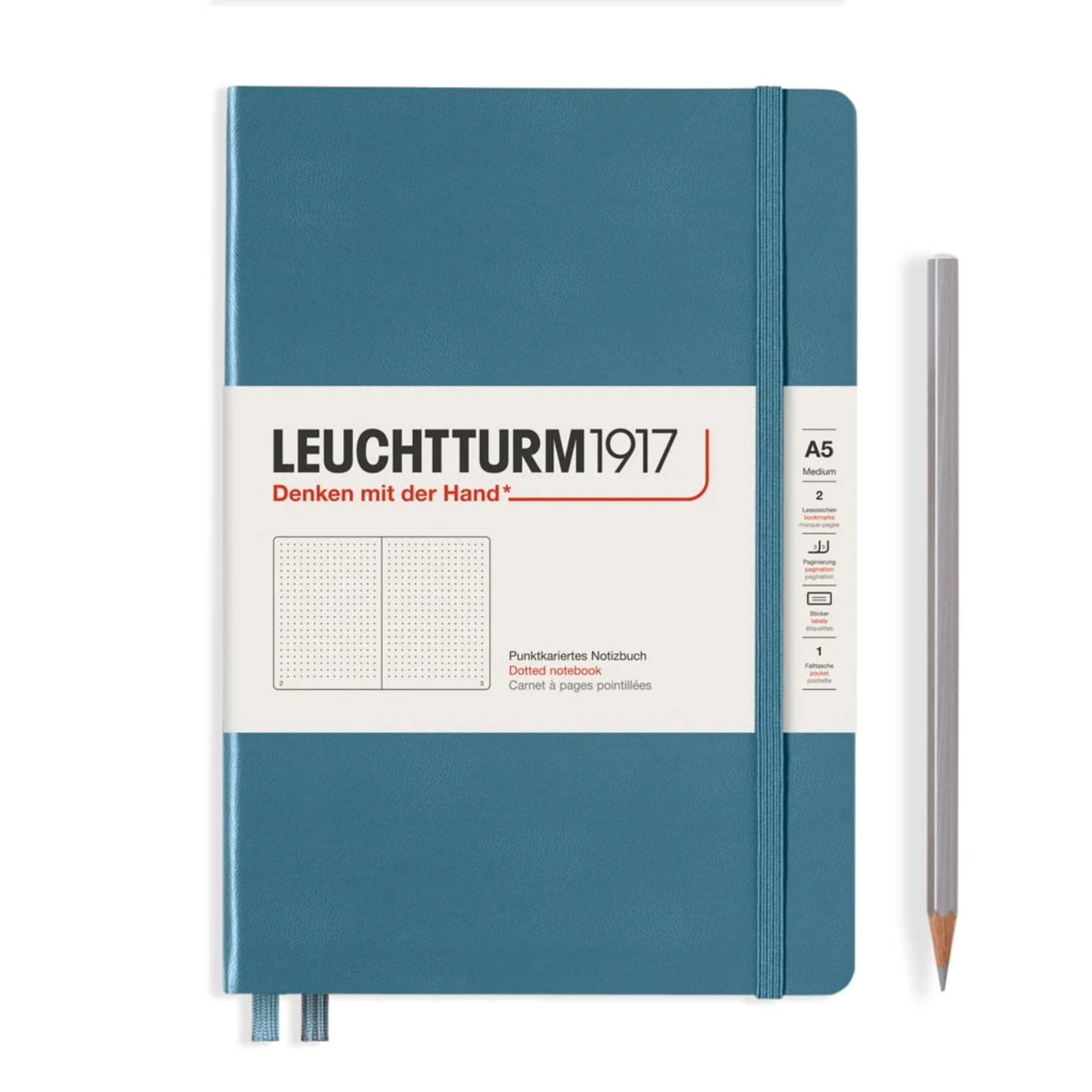 Leuchtturm1917 - A5 Dotted Notebook: Rising Colours (4 Colours) - Smidapaper Ikigai Shop