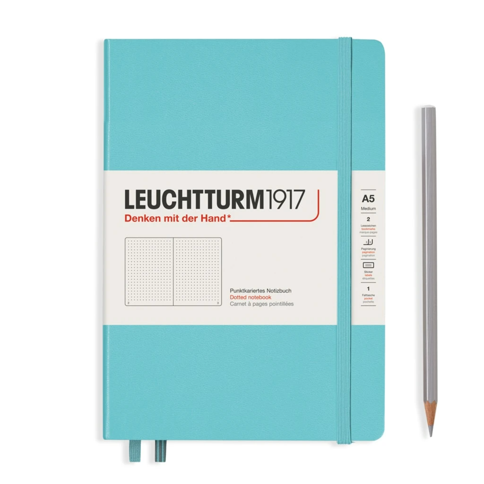 Leuchtturm1917 - A5 Dotted Notebook: Rising Colours (4 Colours) - Smidapaper Ikigai Shop