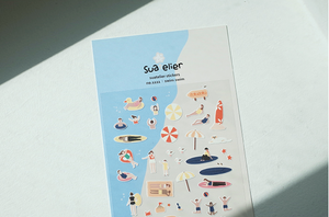 Suatelier Swim Swim Stickers - Smidapaper Ikigai Shop