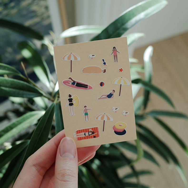 Suatelier Swim Swim Stickers - Smidapaper Ikigai Shop