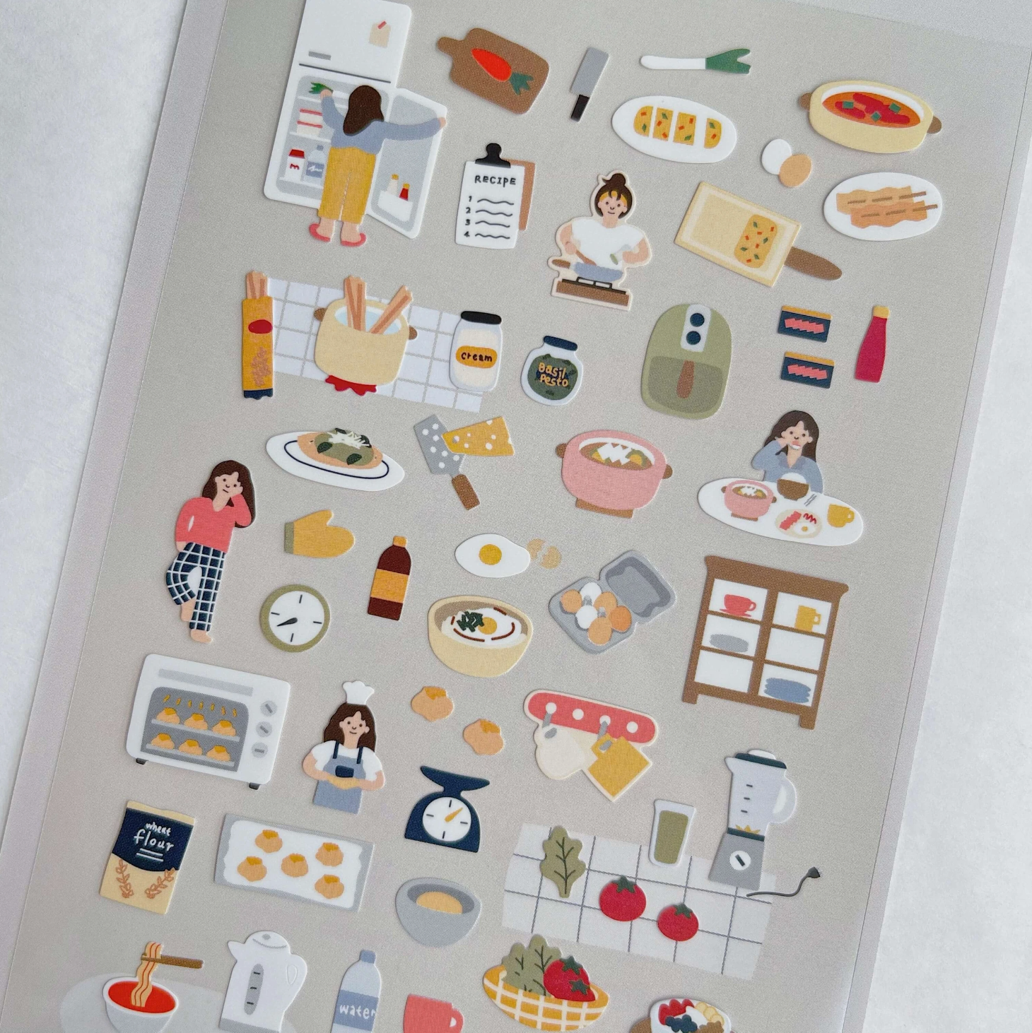 Suatelier vlog_cooking Stickers - Smidapaper Ikigai Shop