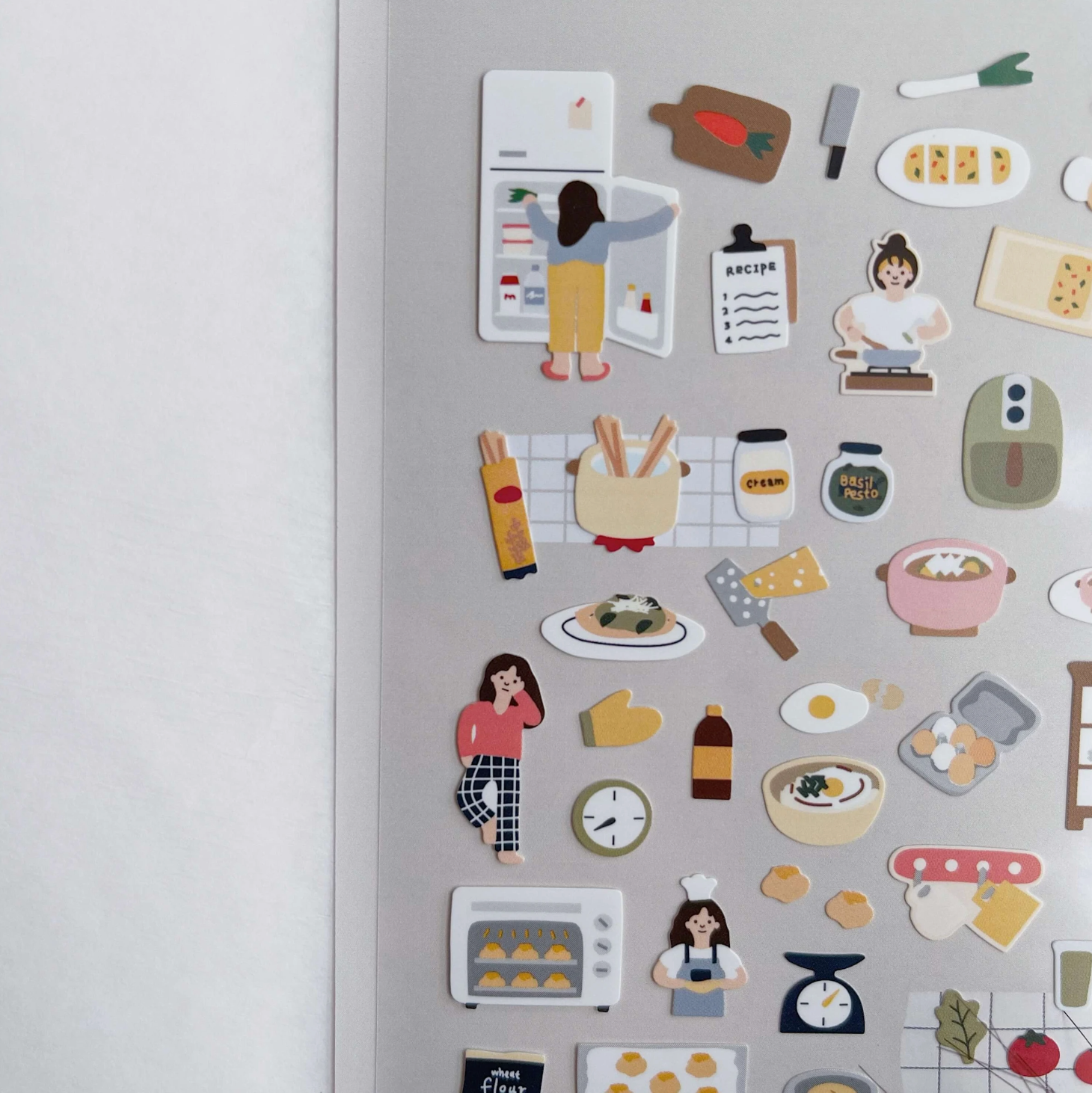 Suatelier vlog_cooking Stickers - Smidapaper Ikigai Shop