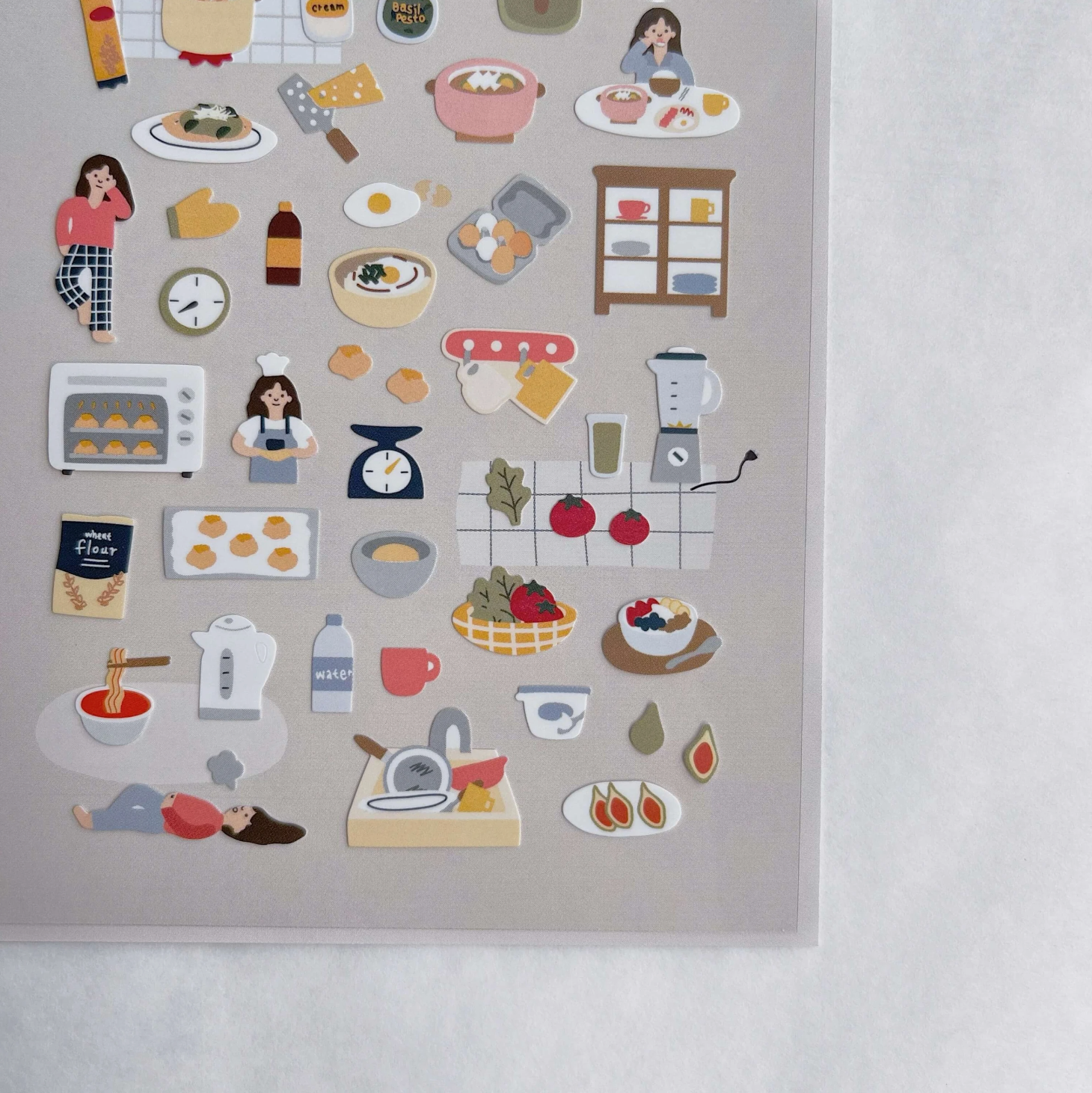 Suatelier vlog_cooking Stickers - Smidapaper Ikigai Shop