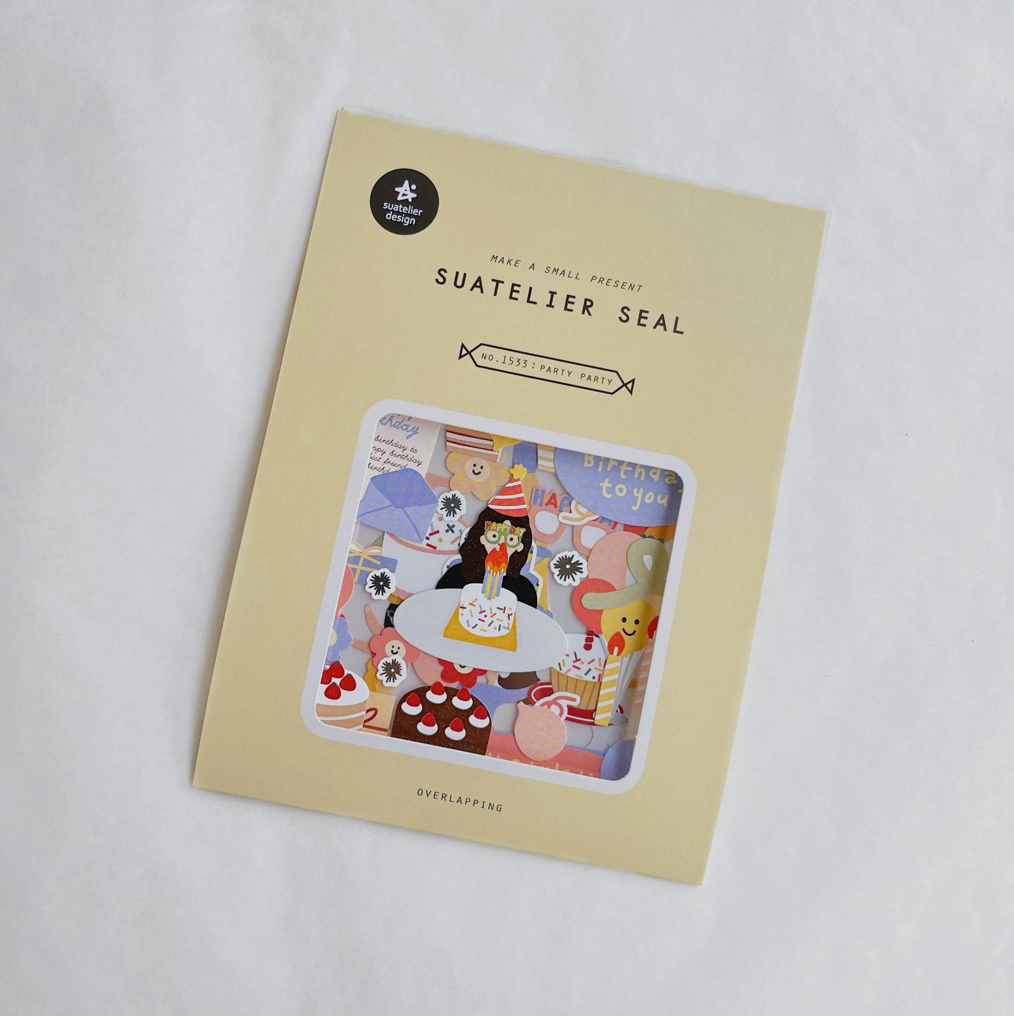 Suatelier - Stickers - Party Party - Smidapaper Ikigai Shop