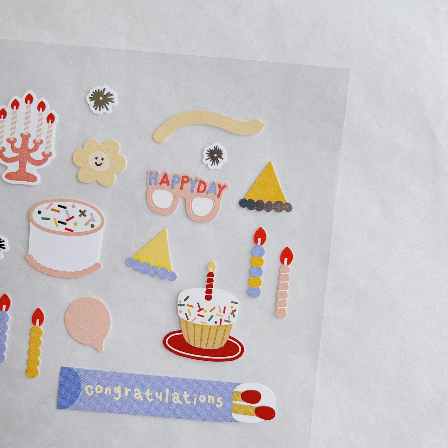 Suatelier - Stickers - Party Party - Smidapaper Ikigai Shop
