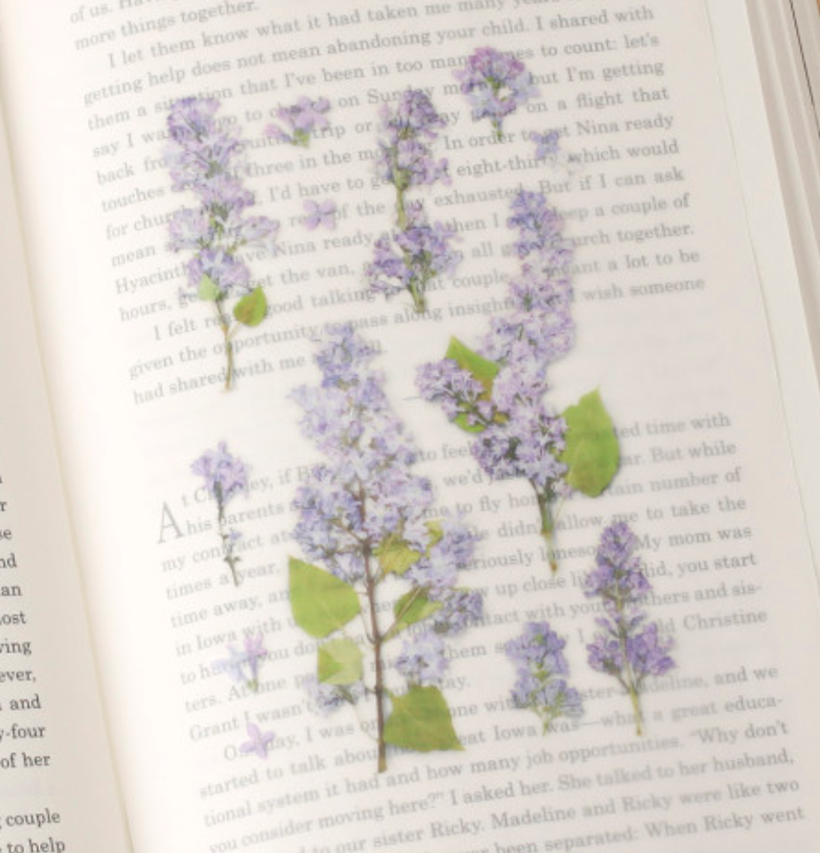 Appree Pressed Stickers- 033 Lilac - Smidapaper Ikigai Shop