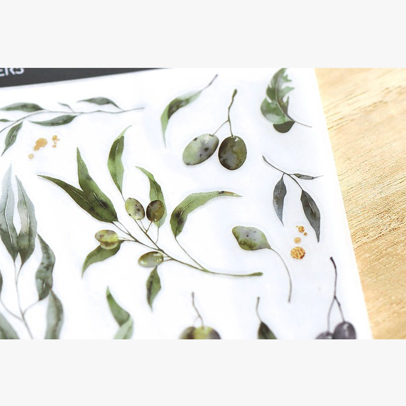 MU Print-On Stickers-156 Olive Garden - Smidapaper Ikigai Shop