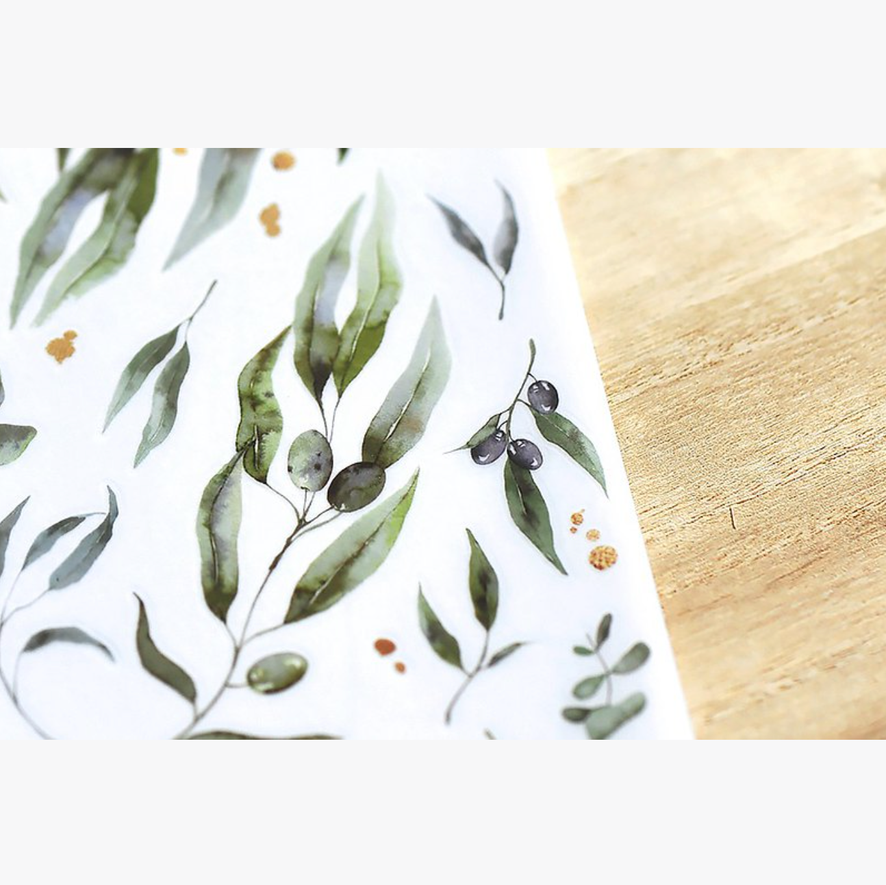MU Print-On Stickers-156 Olive Garden - Smidapaper Ikigai Shop