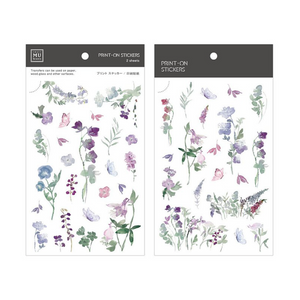 MU Print-On Stickers-157 Butterfly Garden - Smidapaper Ikigai Shop