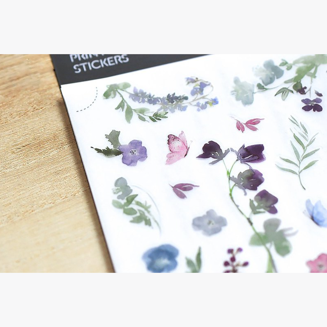 MU Print-On Stickers-157 Butterfly Garden - Smidapaper Ikigai Shop