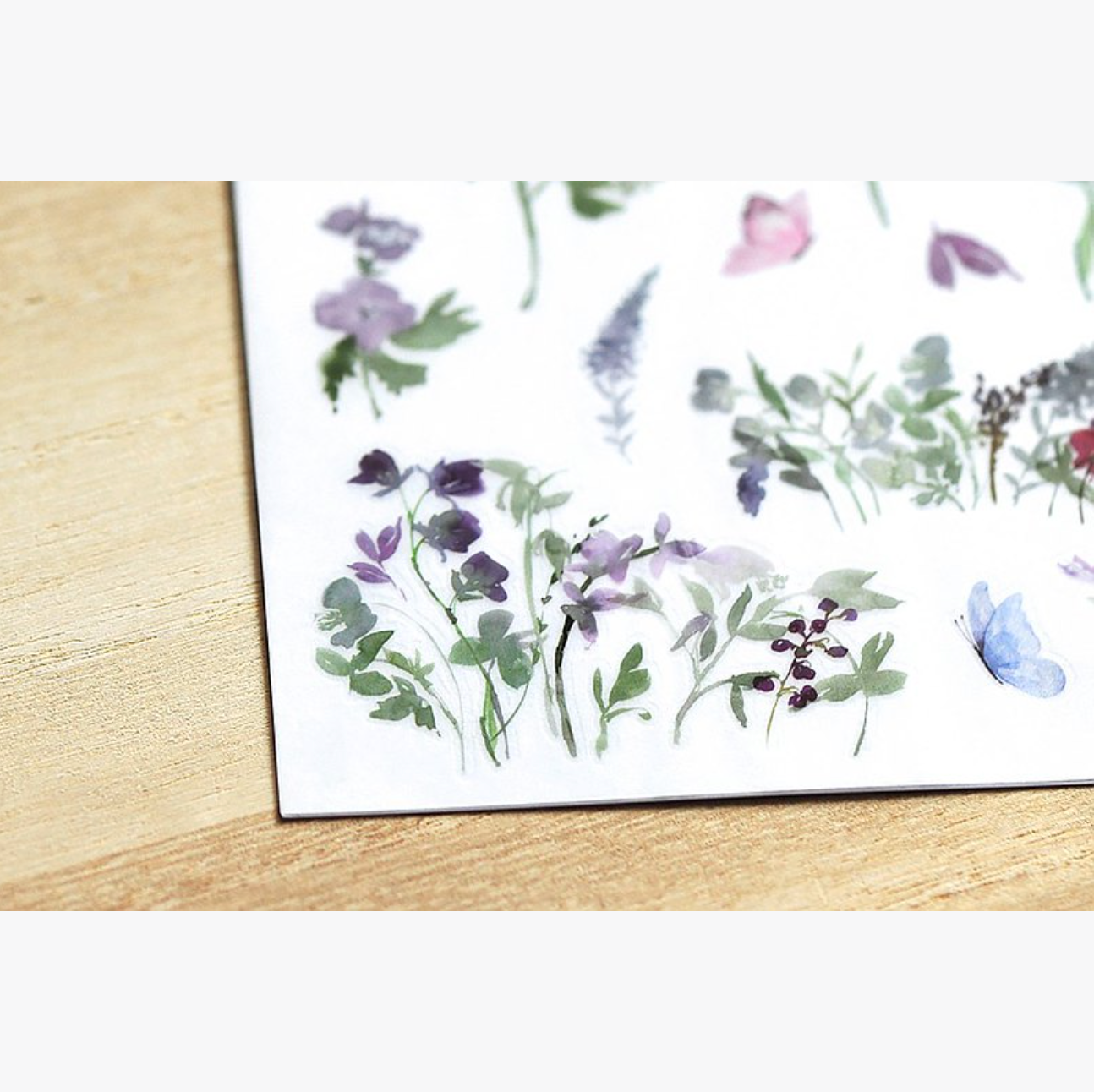 MU Print-On Stickers-157 Butterfly Garden - Smidapaper Ikigai Shop