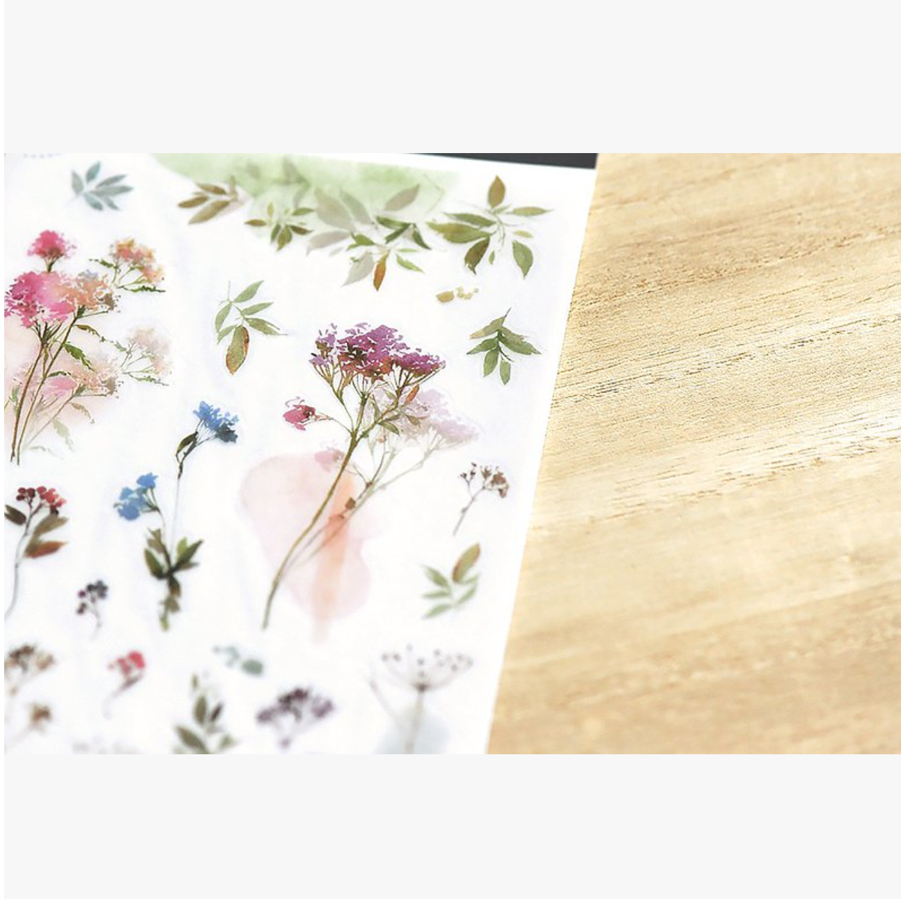 MU Print-On Stickers-159 Watercolour Florals - Smidapaper Ikigai Shop