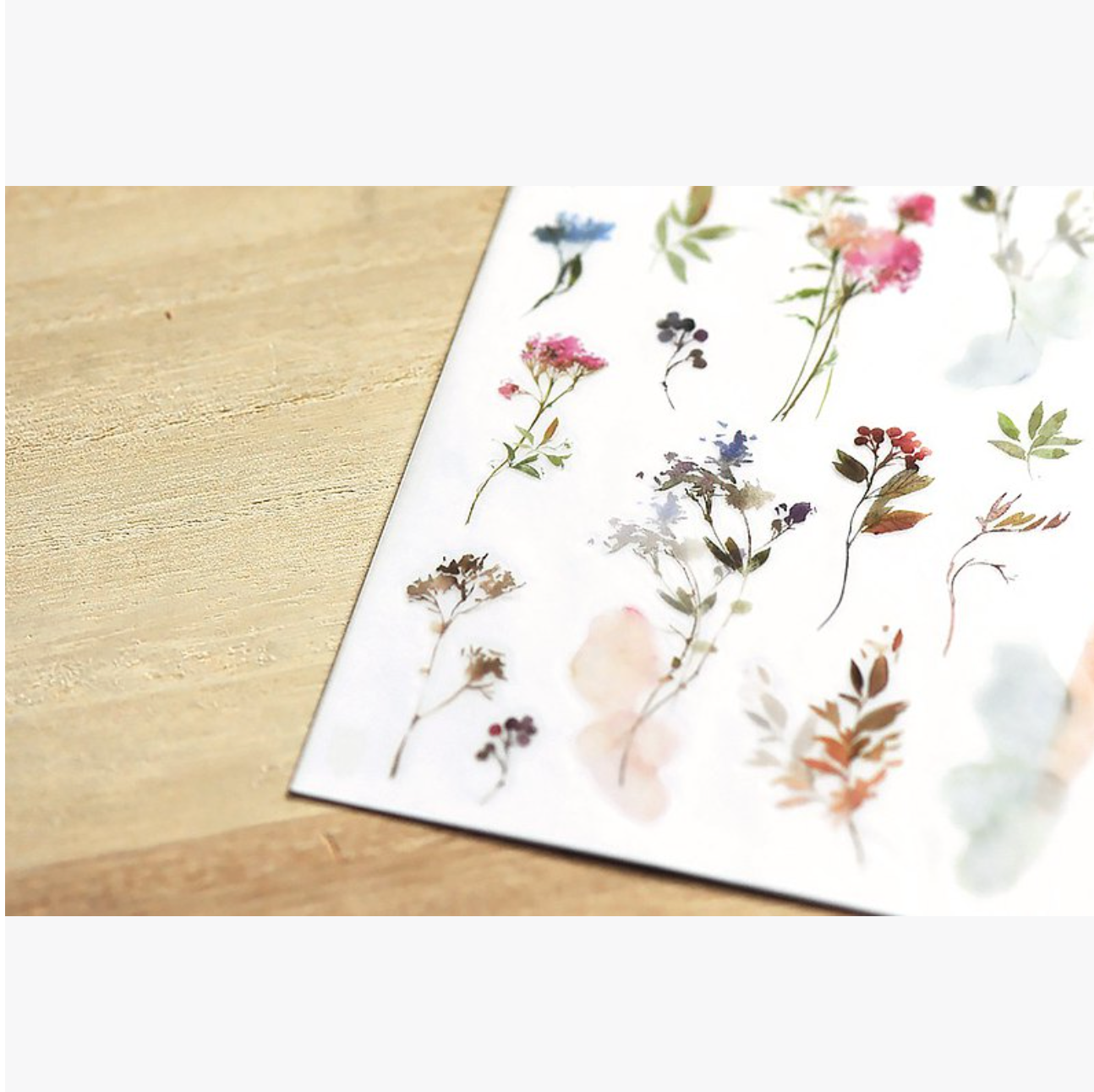 MU Print-On Stickers-159 Watercolour Florals - Smidapaper Ikigai Shop