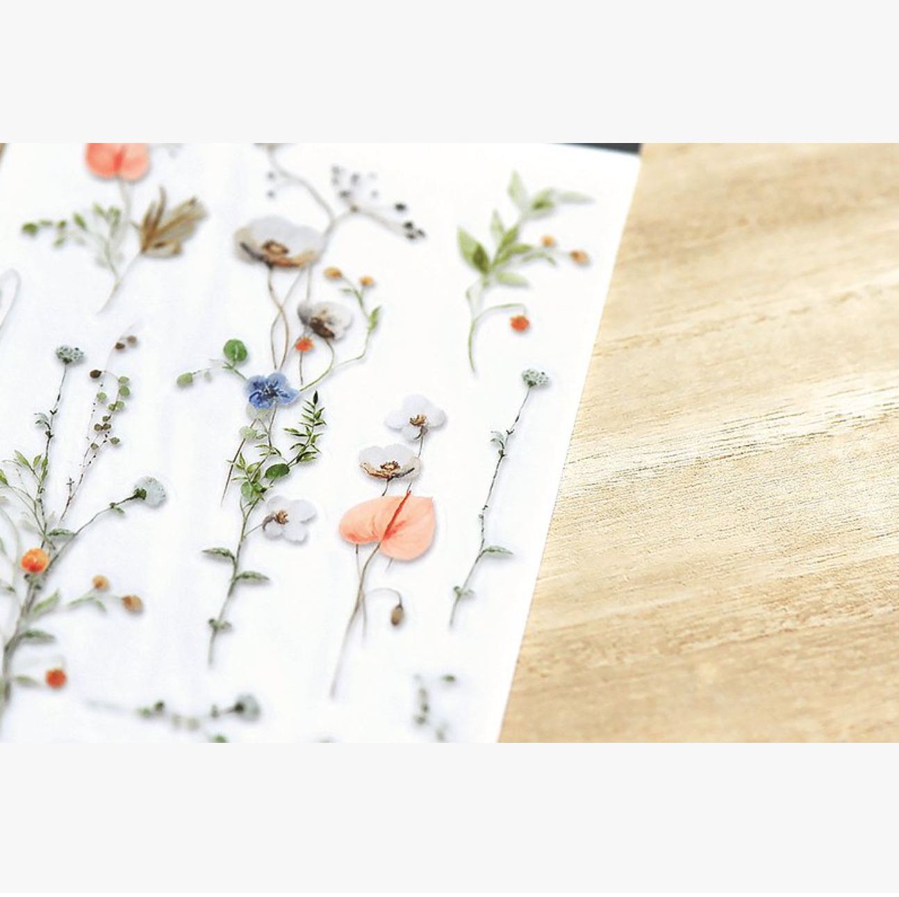 MU Print-On Stickers-160 Stem of Flowers - Smidapaper Ikigai Shop