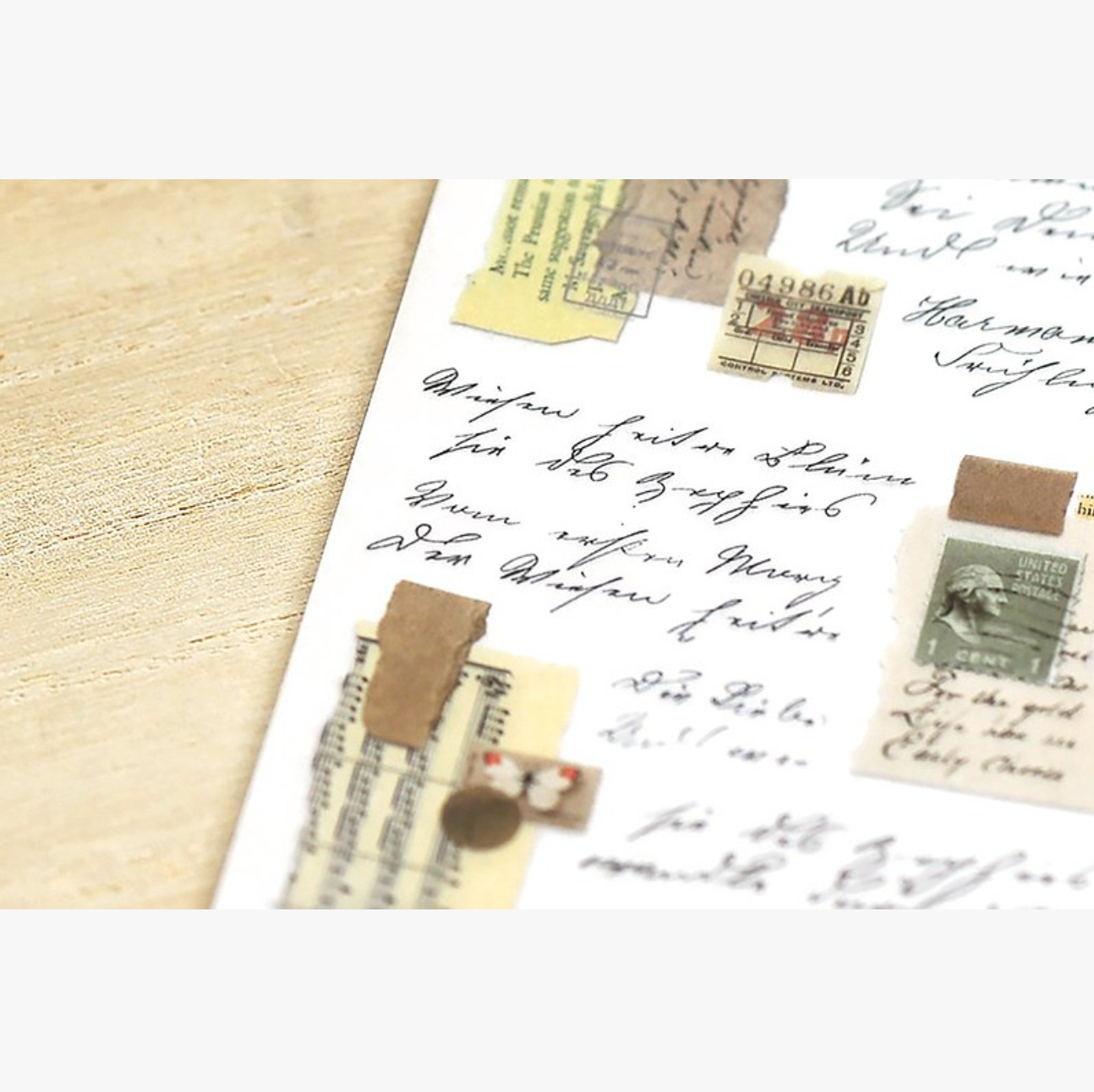 MU Print-On Stickers-162 Love Letters - Smidapaper Ikigai Shop