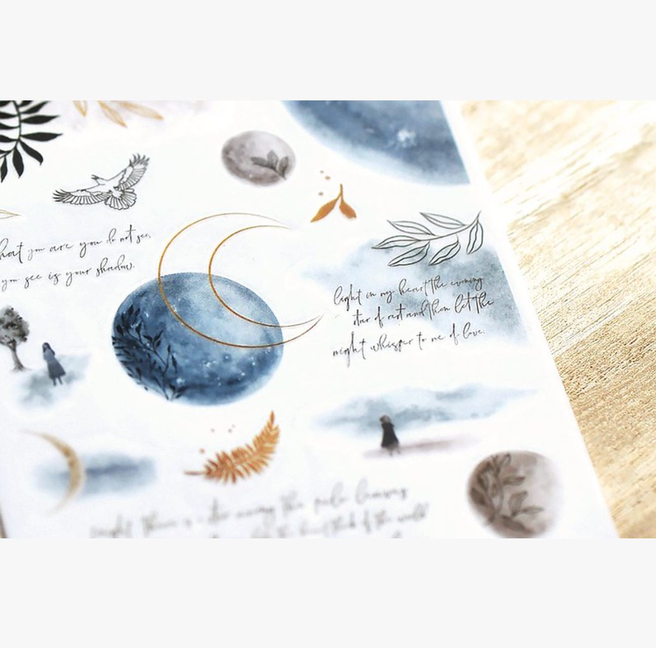 MU Print-On Stickers-163 The Mystery of Creation - Smidapaper Ikigai Shop