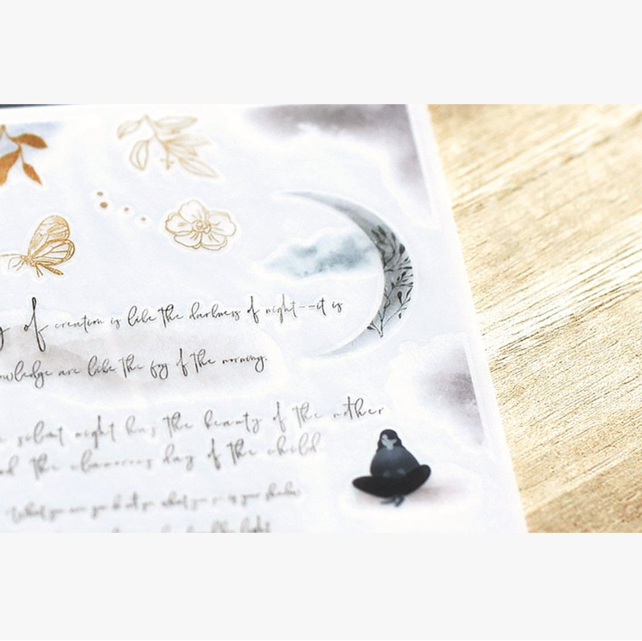 MU Print-On Stickers-163 The Mystery of Creation - Smidapaper Ikigai Shop