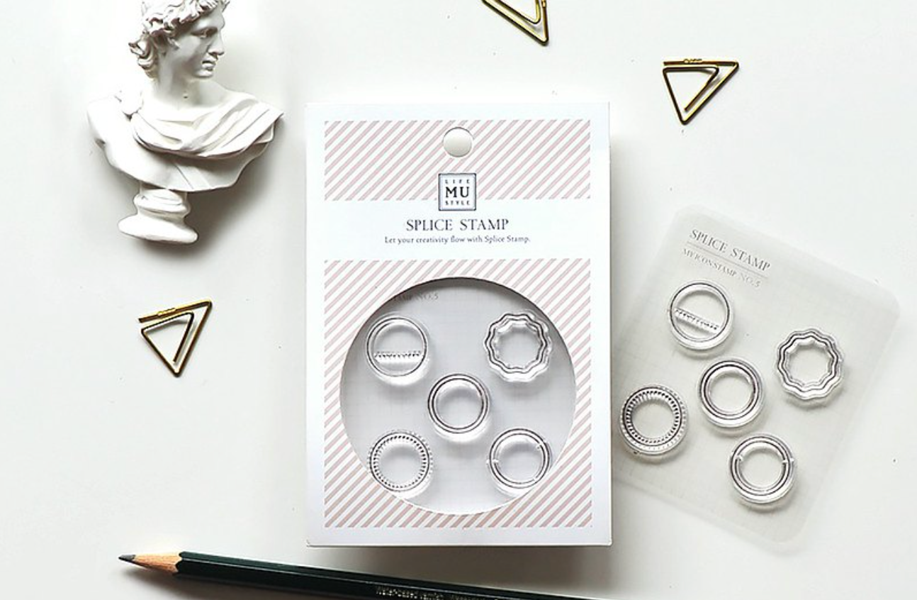 MU Craft My Icon Stamp No. 5: Shapes 1 - Smidapaper Ikigai Shop