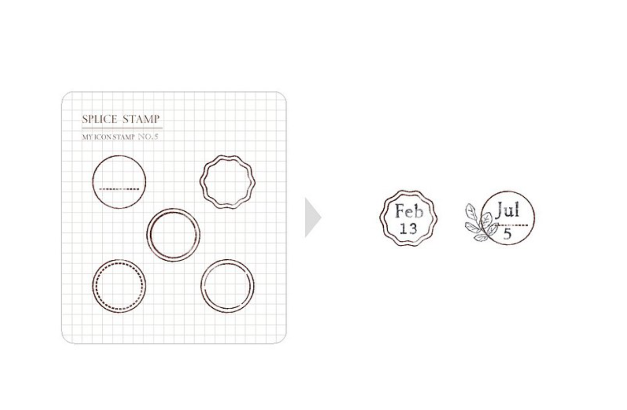 MU Craft My Icon Stamp No. 5: Shapes 1 - Smidapaper Ikigai Shop