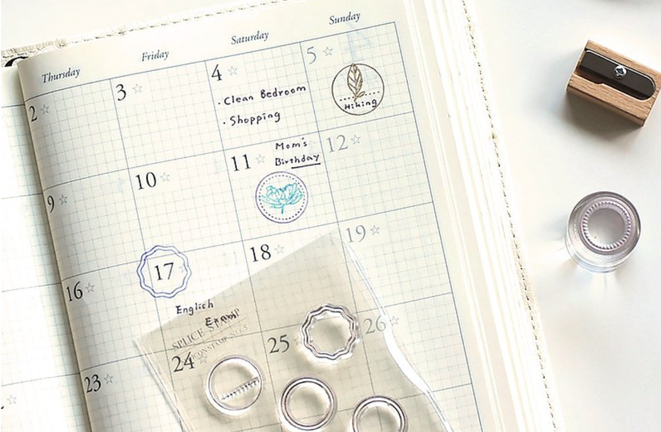 MU Craft My Icon Stamp No. 5: Shapes 1 - Smidapaper Ikigai Shop