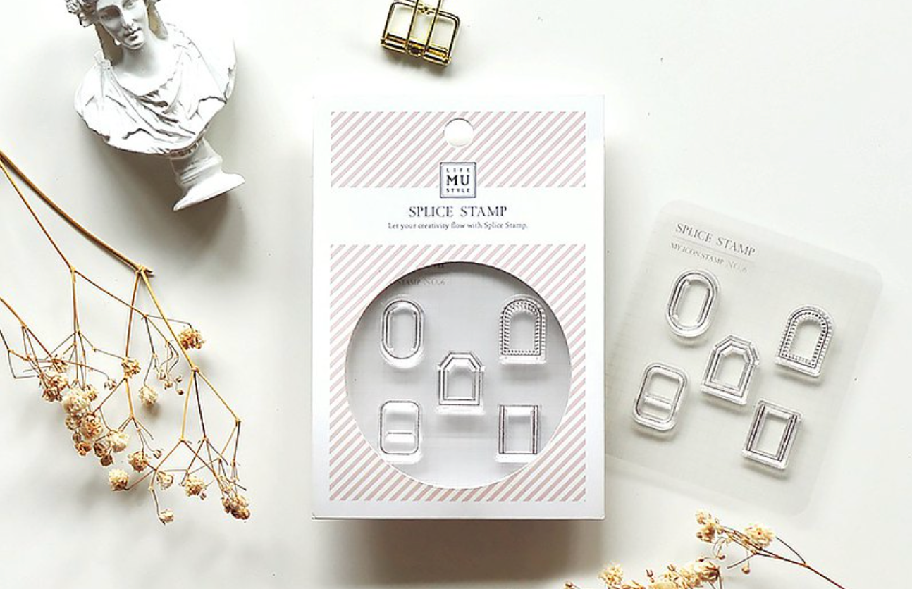 MU Craft My Icon Stamp No. 6: Shapes 2 - Smidapaper Ikigai Shop