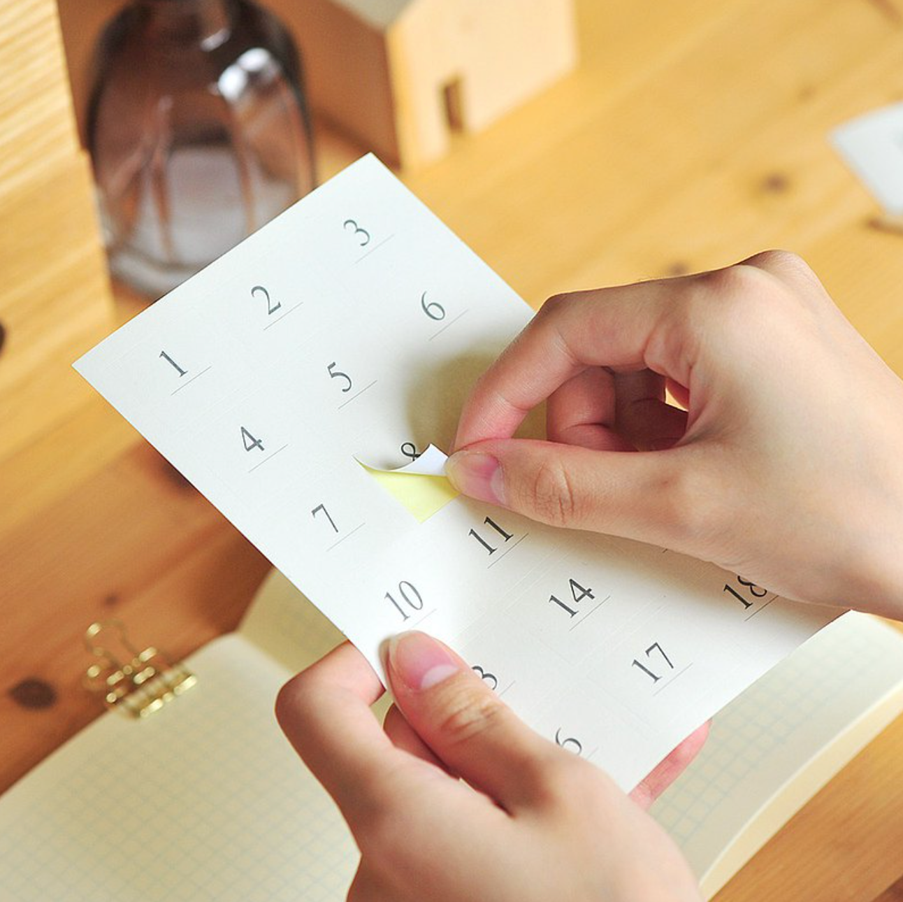 MU Planner Stickers: Date Sticker 2 (Small Numbers) - Smidapaper Ikigai Shop