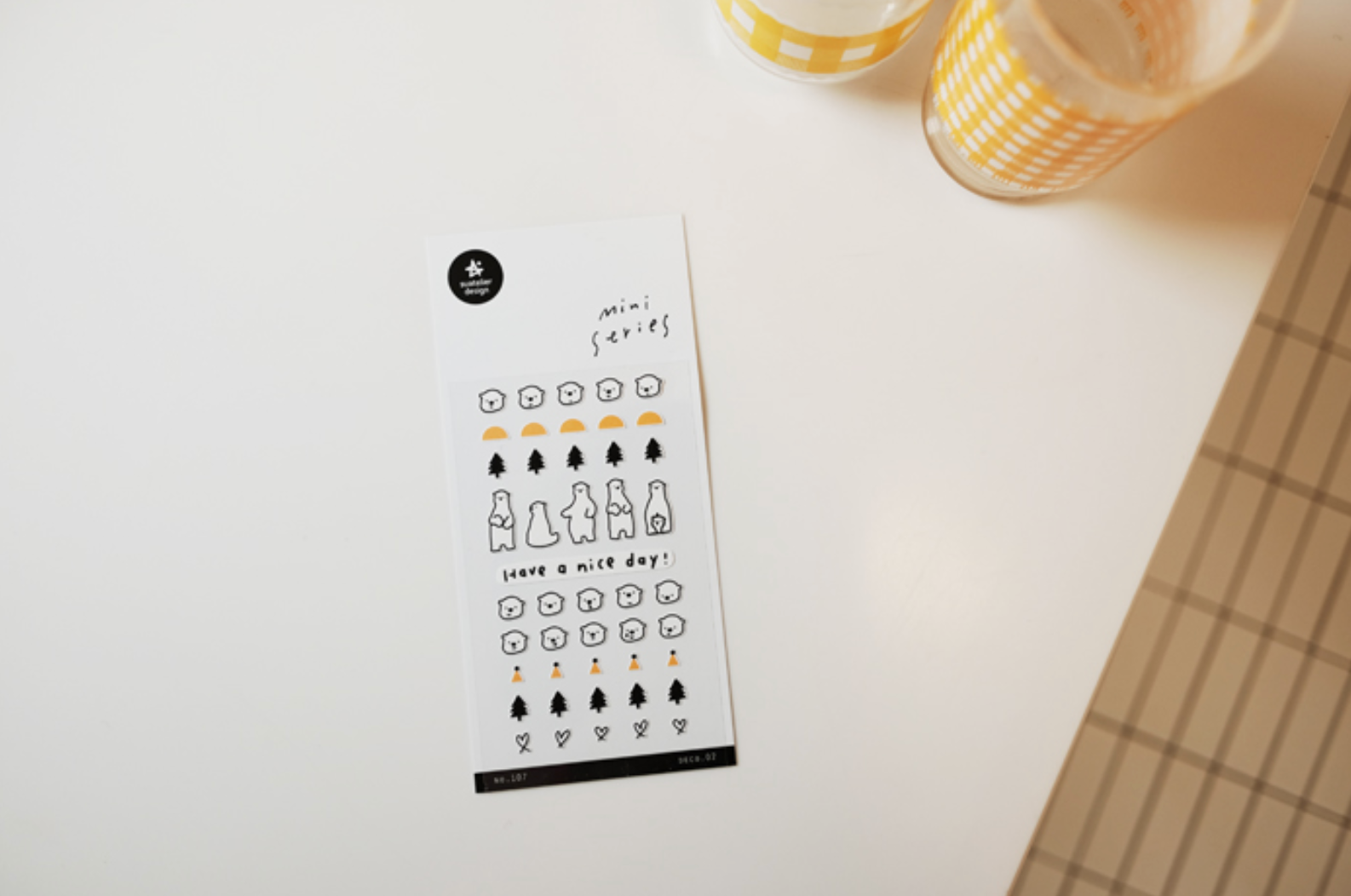 Suatelier Mini Series Stickers- Deco .02 - Smidapaper Ikigai Shop