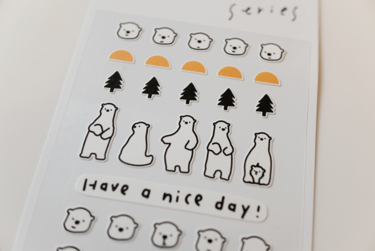 Suatelier Mini Series Stickers- Deco .02 - Smidapaper Ikigai Shop