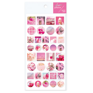 Mindwave Sheer Photo Point Stickers: Pink - Smidapaper Ikigai Shop