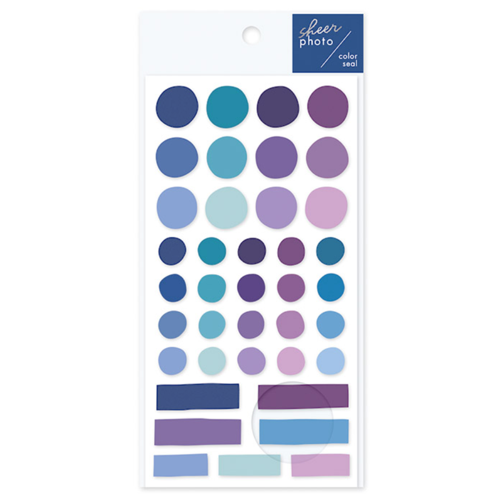 Mindwave Sheer Photo Colour Stickers: Night View - Smidapaper Ikigai Shop