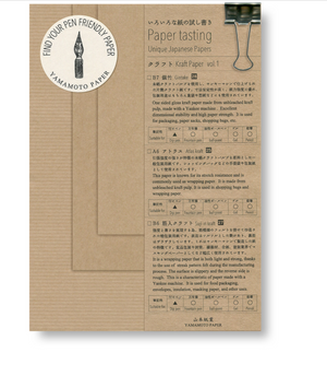 Paper Tasting: Kraft Vol. 1 - Smidapaper Ikigai Shop