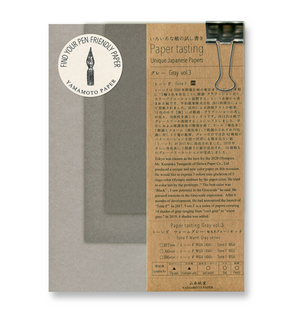 Paper Tasting: Gray Vol. 3 - Smidapaper Ikigai Shop