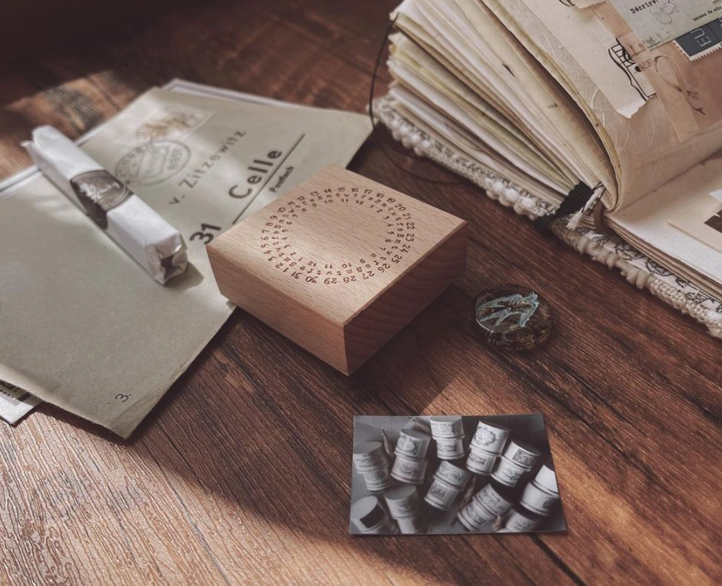 Penny.fei A daTe 3.0 Rubber Stamp - Smidapaper Ikigai Shop