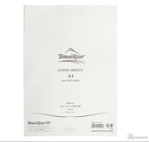 Tomoe River Loose Sheets: A4 Dot Grid Cream 50 Sheets - Smidapaper Ikigai Shop