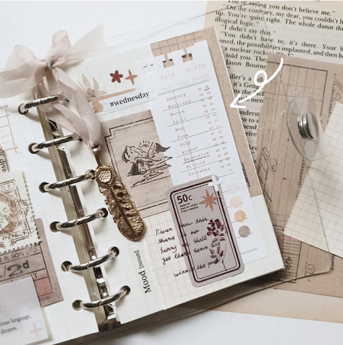 Calendar Memo Pad - Smidapaper Ikigai Shop