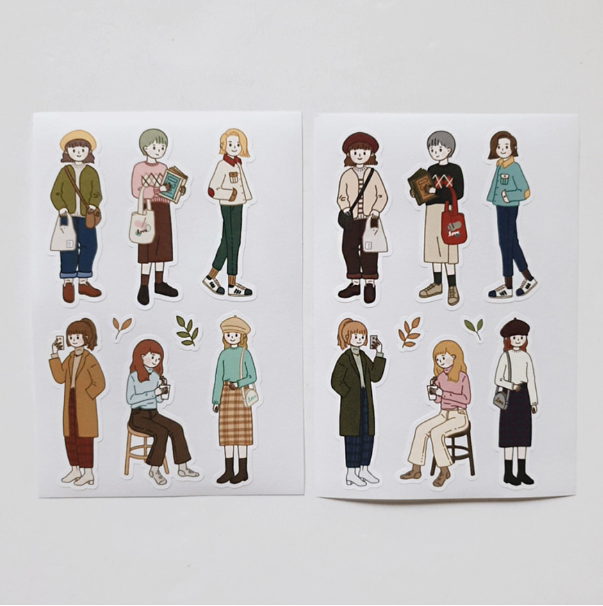 Daily Look Stickers - Smidapaper Ikigai Shop