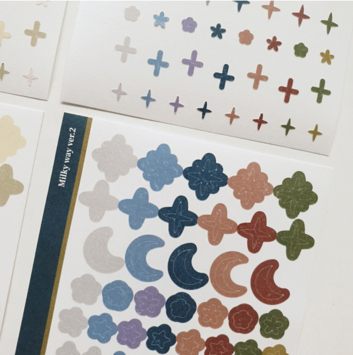 Milky Way Stickers (Pastel and Dark) - Smidapaper Ikigai Shop