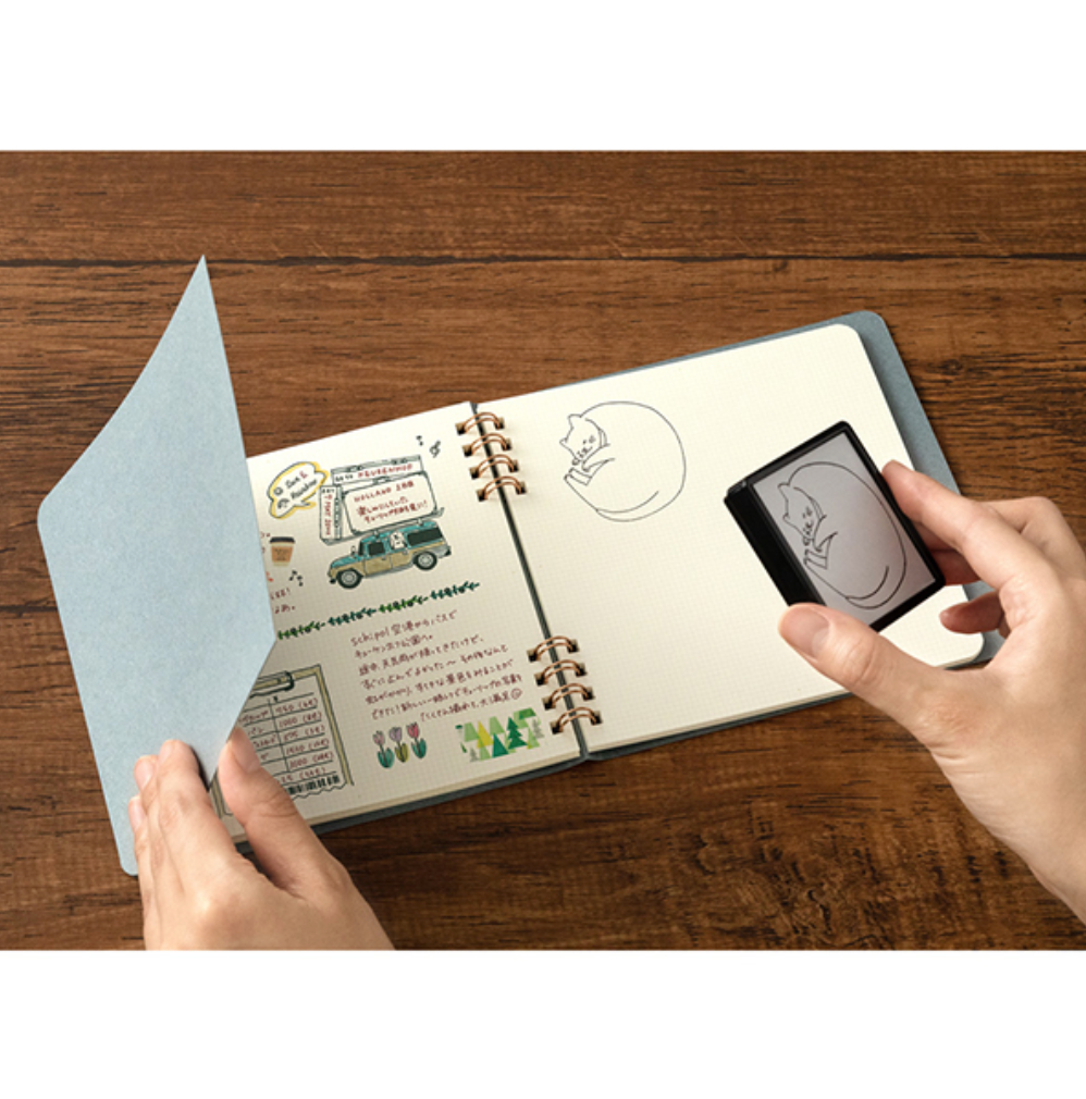 Midori Paintable Notebook: Blue - Smidapaper Ikigai Shop