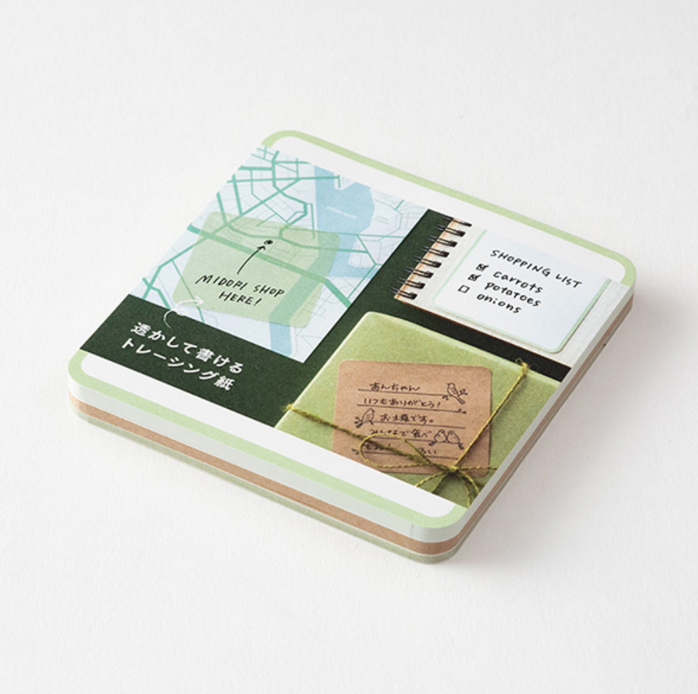 Midori Selectable Sticky Note-Green - Smidapaper Ikigai Shop