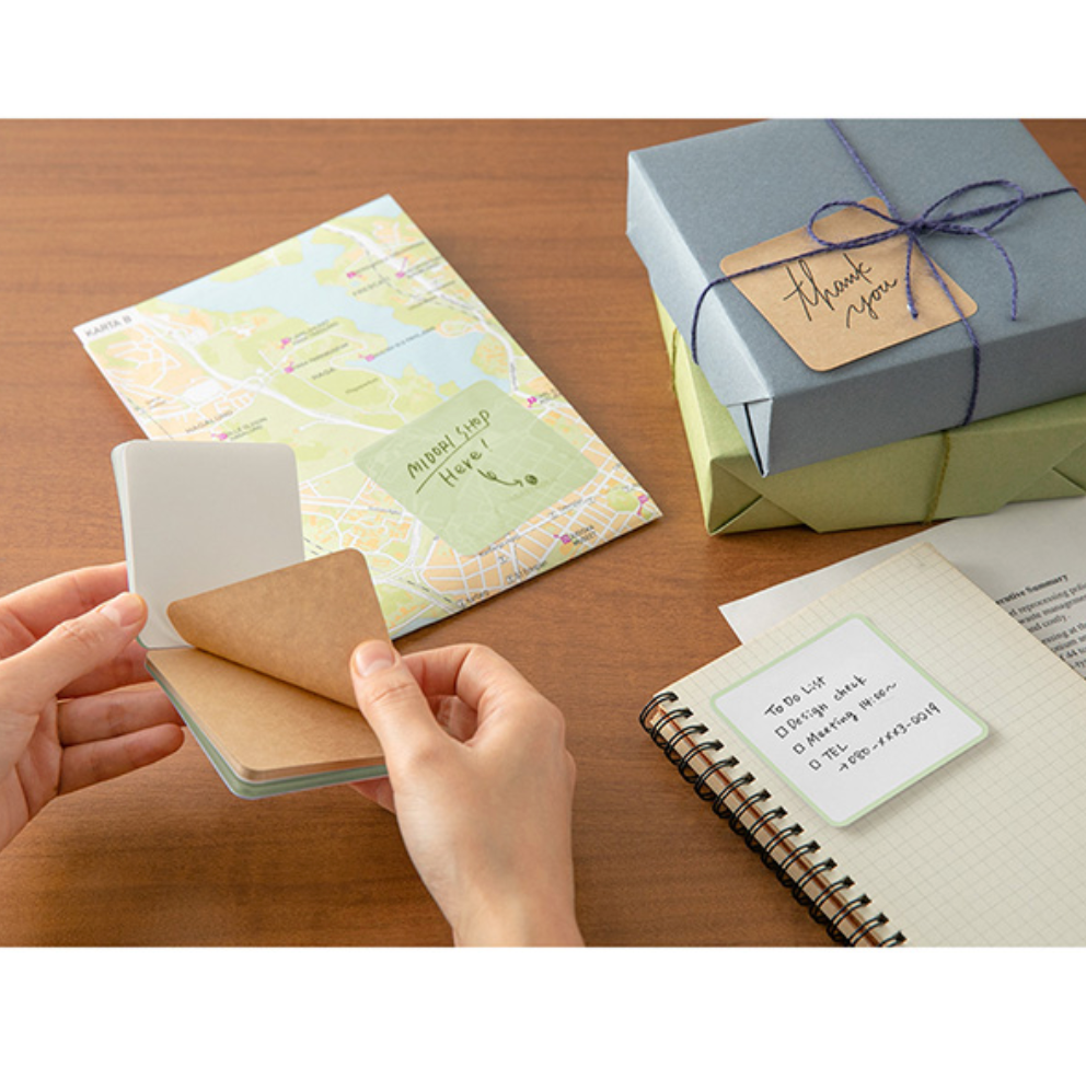 Midori Selectable Sticky Note-Green - Smidapaper Ikigai Shop