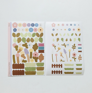 Flower Stickers - Smidapaper Ikigai Shop