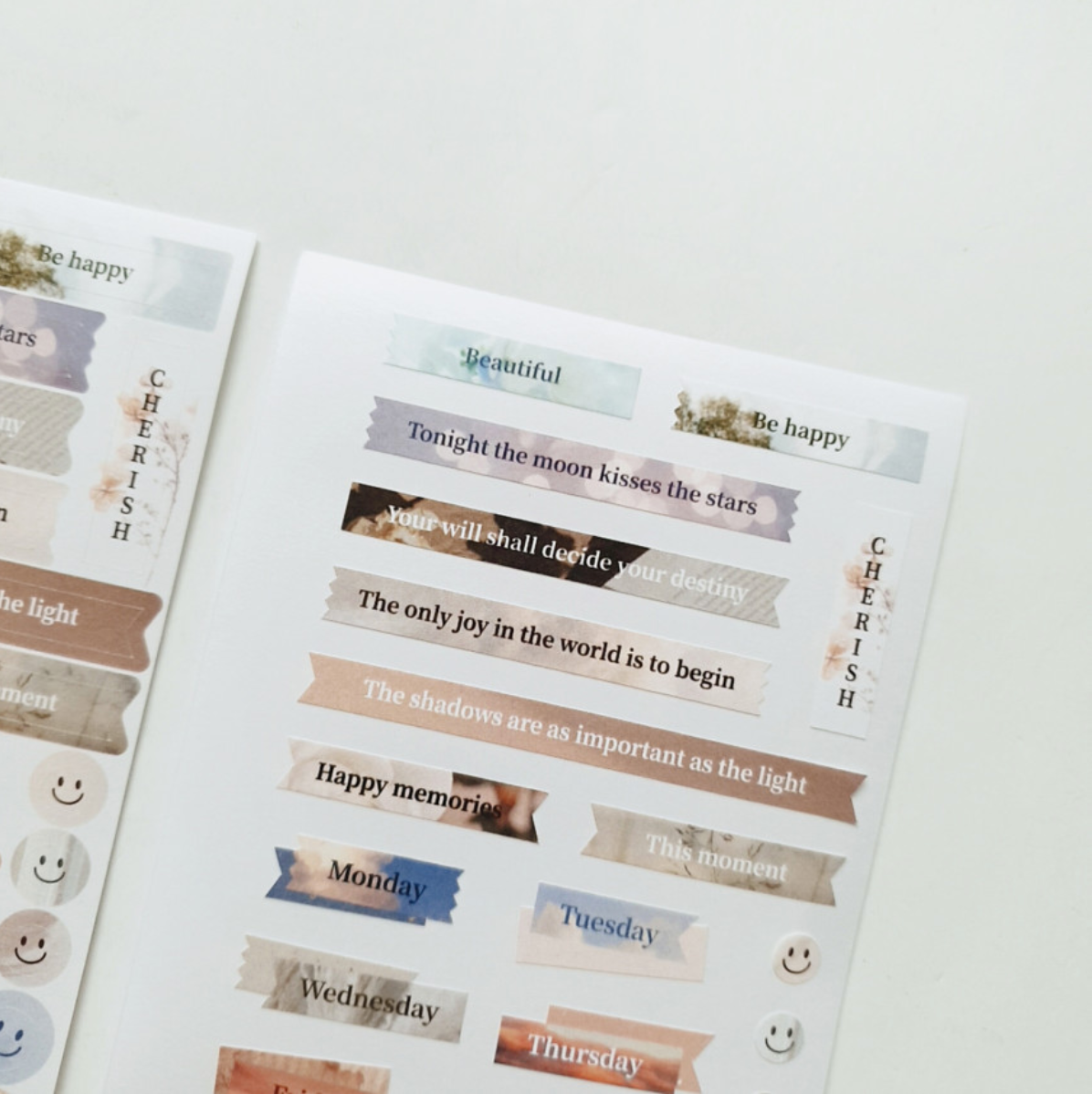 Collage Lettering Stickers: Picture Version - Smidapaper Ikigai Shop
