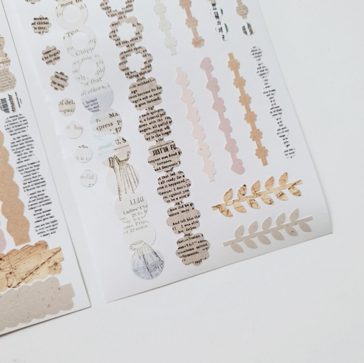 Line Stickers (2 sheets) - Smidapaper Ikigai Shop