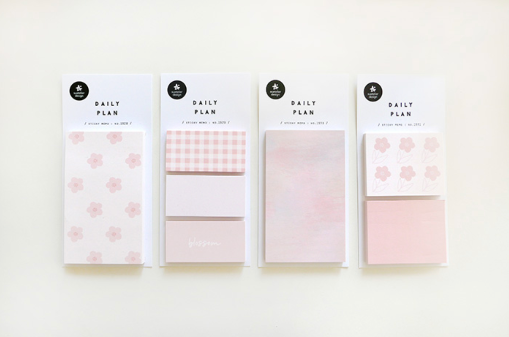 Suatelier Daily Plan Sticky Notes 23 - Smidapaper Ikigai Shop