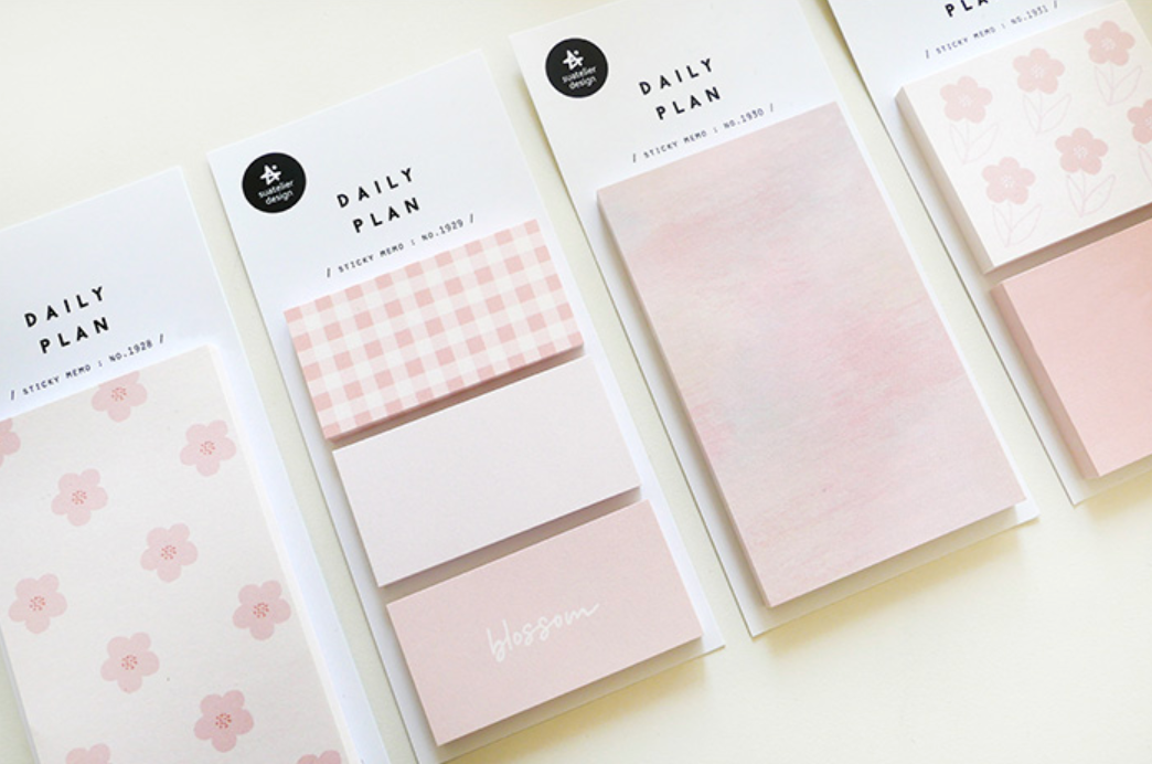 Suatelier Daily Plan Sticky Notes 22 - Smidapaper Ikigai Shop