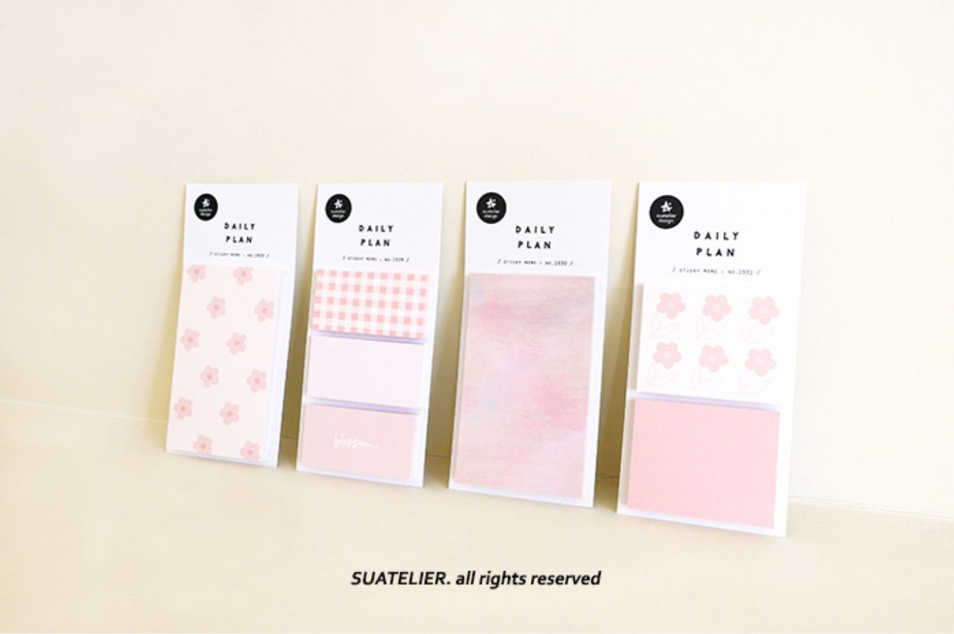Suatelier Daily Plan Sticky Notes 23 - Smidapaper Ikigai Shop
