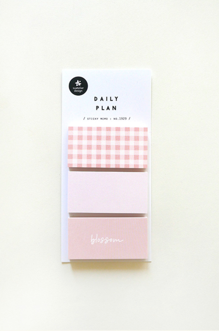 Suatelier Daily Plan Sticky Notes 23 - Smidapaper Ikigai Shop